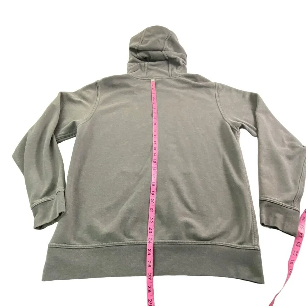THE NORTH FACE Men Half Dome Hoodie Pullover Logo Long‎ Sleeve Sz L Gray 77-27